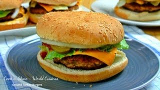 Ground turkey burgers are a healthy alternative to hamburgers. get the
full recipe at: http://cooknshare.com/recipe/ground-turkey-burger/ all
photographs and...