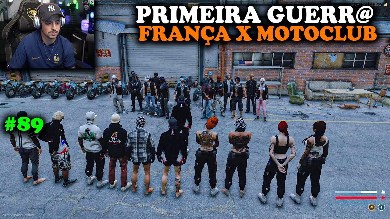 FRANÇA 4.0 DECLARA A PRIMEIRA GU3RR@! MOTOCLUB X FRANÇA! EP 89