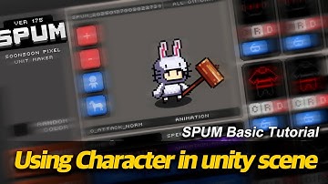 1.3 - SPUM Character using in unity scene #spum #soonsoon #gamedev #unityasset