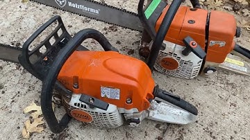 How to put a stihl ms 291 & 361 into winter mode (do under 40°F)