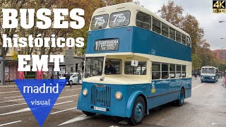 Autobuses HISTÓRICOS EMT Madrid 4k