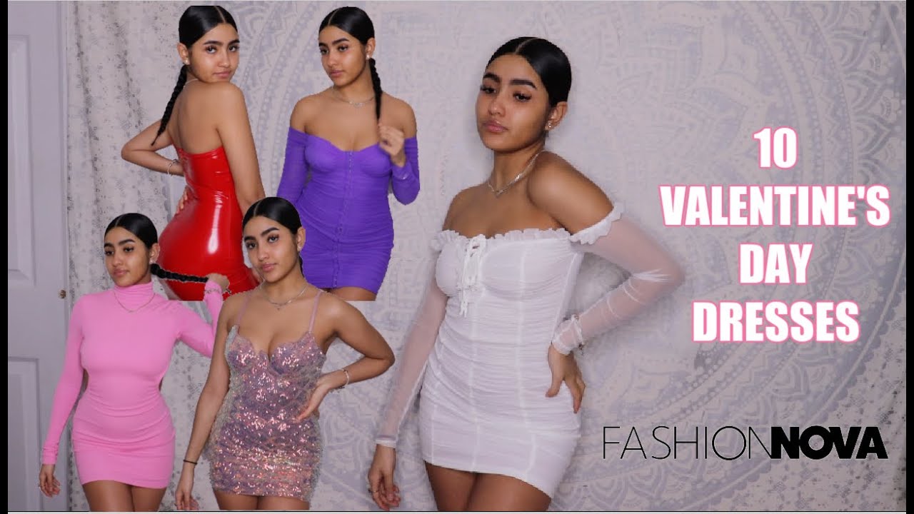 10 VALENTINES DAY DATE DRESSES ft. FASHION NOVA | Jaylee Ortega