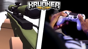 Playing KRUNKER with a CONTROLLER!