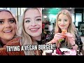 TRYING VEGAN FOOD REACTION + CATCHING UP WITH EMMA!! | sophdoesvlogs