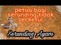 cara buat serunding ayam by kak nur