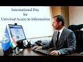 Unesco new delhi director eric falt on international day for universal access to information