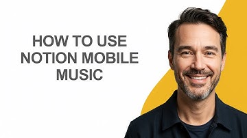 How to Use Notion Mobile Music - KevinHowTo