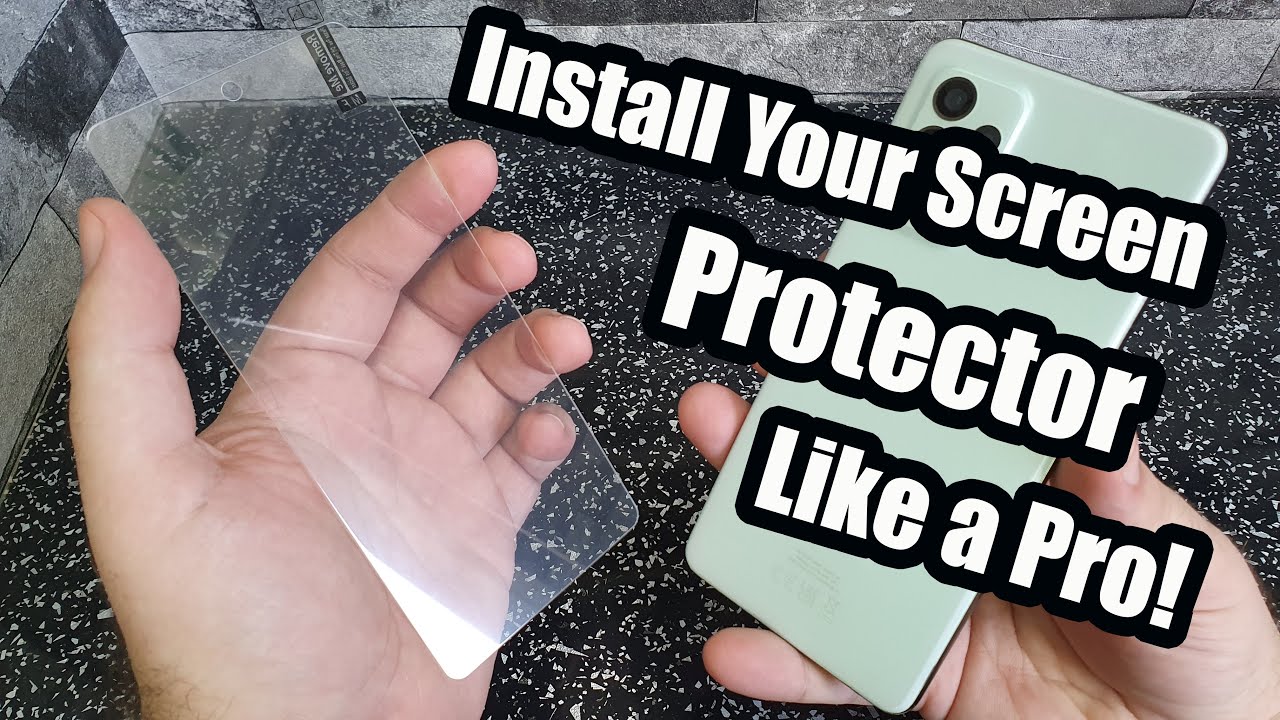 How to Install a Screen Protector PERFECTLY Every Time (Tape Method ...