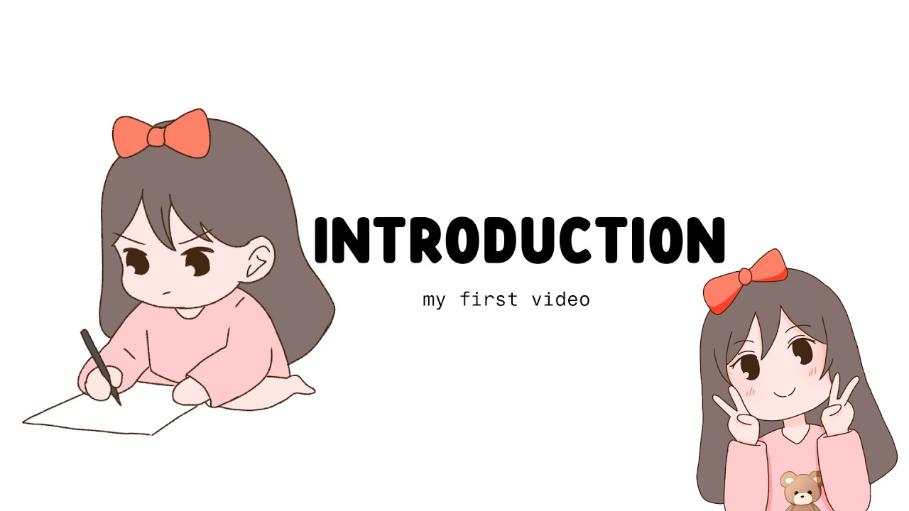 INTRODUCTION - MY FIRST VIDEO ︱Pinoy Animation - YouTube