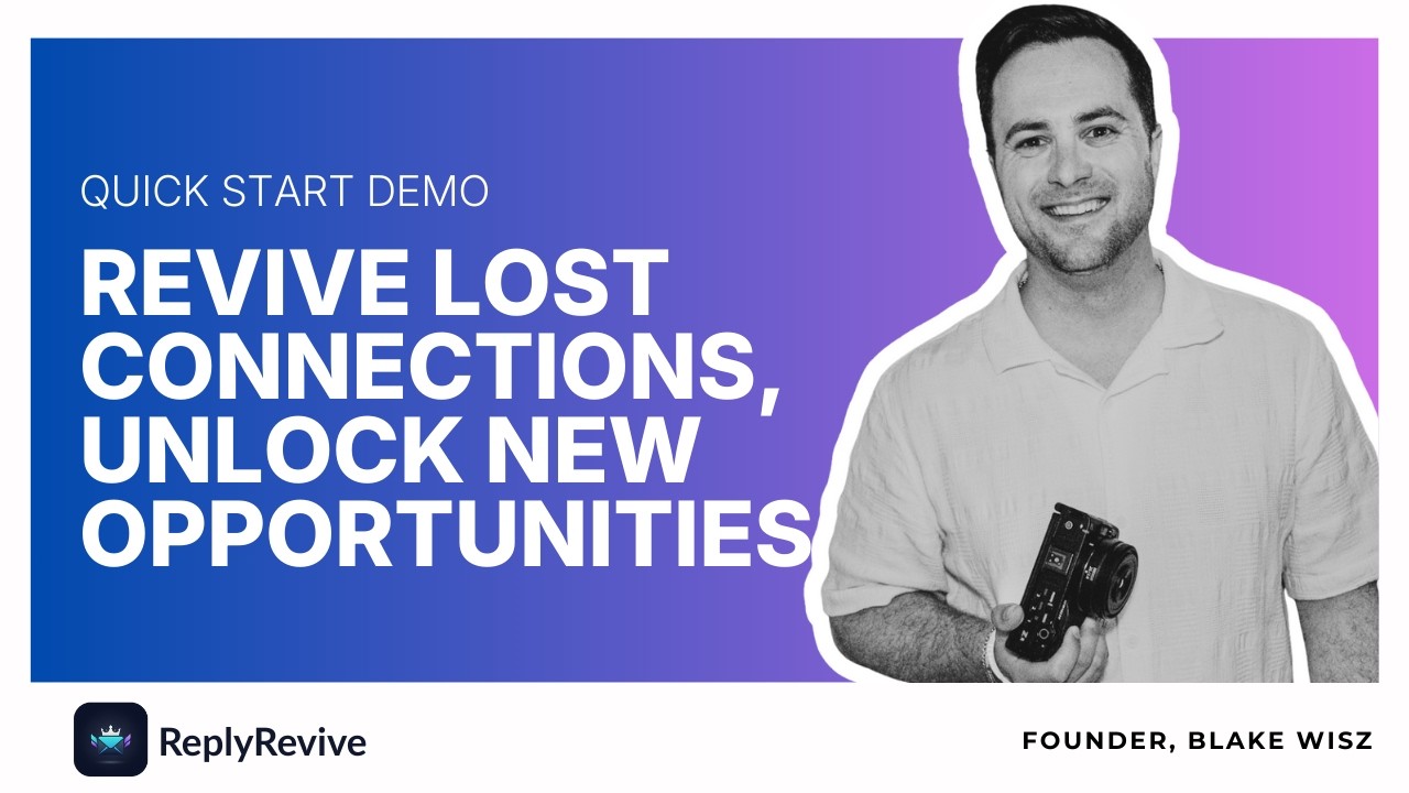 Reply Revive - Revive lost connections, unlock new opportunities - YouTube