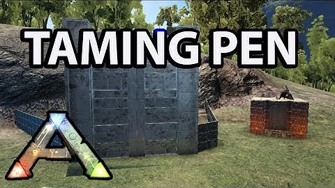 Super Taming Pen Build: Ark Survival Evolved: Center Map S1