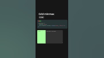 🖥️ Master CSS3 Grid Minmax in 60 Seconds! 🚀||#shorts #coding #smartphone #ai #fyp #website #js #web