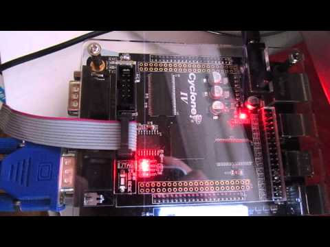 Testing M9K ram on a Cyclone IV FPGA