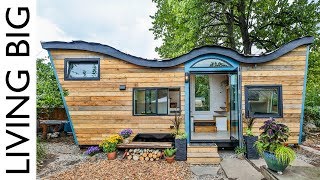 NaturalBuilt Tiny House Incorporates Biophilic Design And A Living Roof