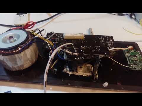 Reparacion de un bafle amplificado cundo el modulo de audio está intervenido y no tiene solución