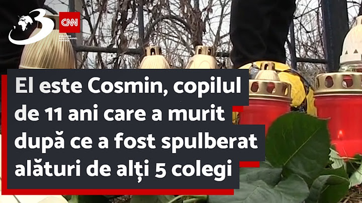 El este Cosmin, copilul de 11 ani care a murit după ce a fost spulberat alături de alți 5 colegi