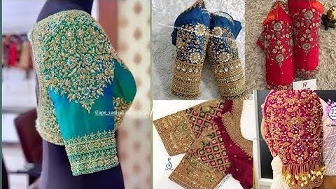 Trending aari work blouse designs | simple aari work blouse designs #aariworkblouse #trendingvideo