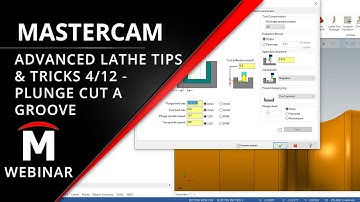 Plunge Cut a Groove - Advanced Lathe Tips and Tricks 4/12