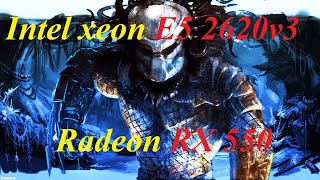 Intel xeon E5 2620 v3 + Radeon RX 550 тесты в играх, компьютерное железо ч15
