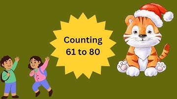counting 61 to 80 | counting in English | counting for kids | Part-4 | Tinyworld Land