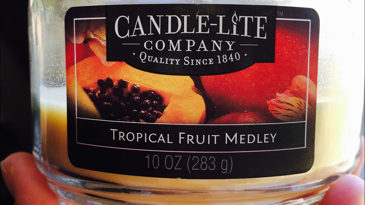TBT Candle Review CandleLite Tropical Fruit Medley YouTube
