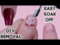 REMOVE ACRYLIC NAILS AT HOME WITH HAND FILE ONLY! SOAK OFF NAIL TUTORIAL - DIY