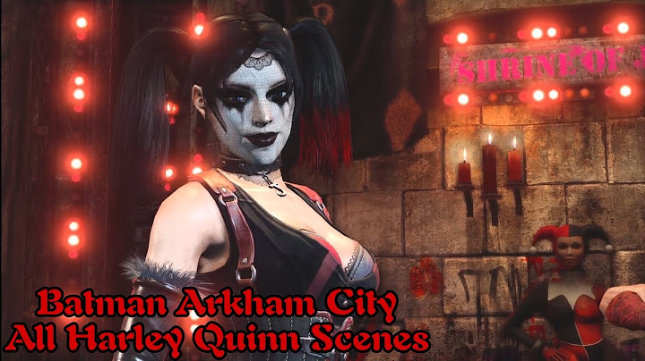 Batman: Arkham City - Harley Quinn's Revenge || All Harley Quinn Scenes