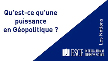 Qu'est-ce qu'une puissance géopolitique ?