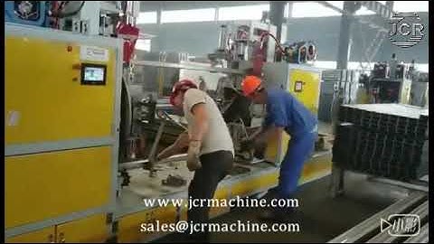 JCR BEAM WELDING LINE WITH 4 WORKING STATION