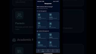 school management ERP app , teachers dashboard flutter