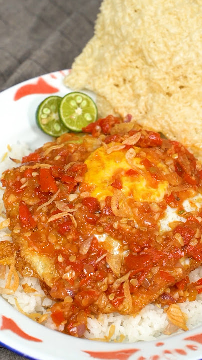 Telur Ceplok Balado ! 🍳🔥✨ #adekoerniawan #reseptelur