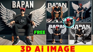 How To Create 3D Ai Wings Name Images | Trending Wings Name Video | Bing image creator tutorial FREE