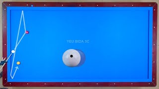 3Cushion billiards tutorial - 15 position No Effect for practice