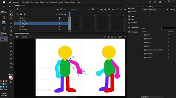 Using Layer Parenting to Rig a Simple Puppet in Animate 2022 (Part 2)