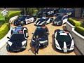 GTA 5 - Stealing POLICE Supercars with Michael! (Real Life Cars #131)