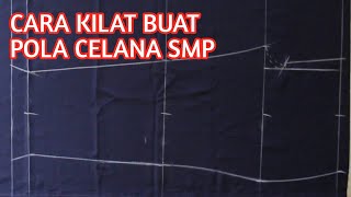 pola celana anak smp panjang