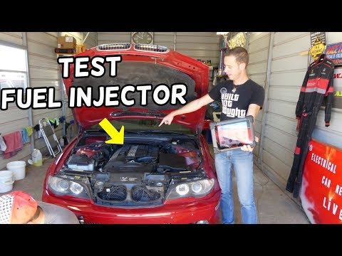 HOW TO TEST FUEL INJECTOR ON BMW E46 325i 330i 328i 323i 320i 318i 316i