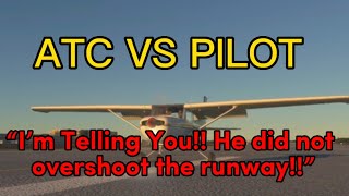 ATC vs Pilot- INTENSE Argument Between Pilot Instructor and Tower- Defends His Student