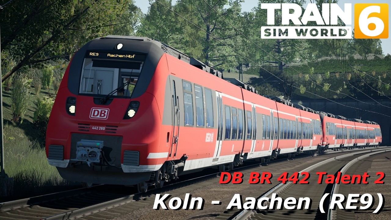 TSW6 Koln-Aachen - Regional Talent (DB BR 442 Talent 2)