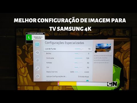 MELHOR configuração de imagem para TV SAMSUNG 4K