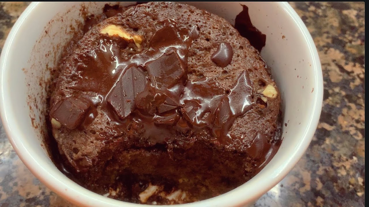 1 MINUTE LOW CARB BROWNIES MUG CAKE YouTube