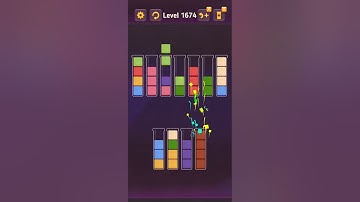 Block King - Sort Puzzle - Level 1671 to 1680 - All without adding columns