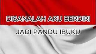 LAGU INDONESIA RAYA DAN PEMBACAAN PANCASILA (dengan jeda) | Announcement Versi Cewek