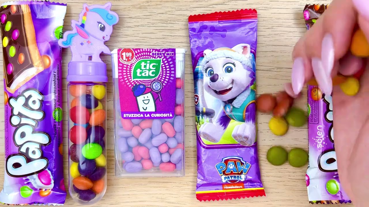 Unwrap Calm Candy & Snickers | Visual Crunch Party 🌈🍫