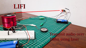 How to transmit data with light | upto 100 metres  |  LIFI Explained  |  LIFI Experiment