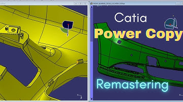 Catia Remastering and Power copy | Reverse Engineering 9657062890 #automobile #catia #cad #tutorial