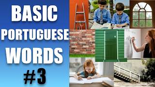 🇧🇷BASIC PORTUGUESE WORDS | Spelling + Pronunciation + Meaning | 3 #easyportuguese #português #basic