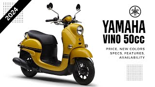 2023 Yamaha Vino 50cc: Price, New Colors, Specs, Features