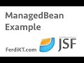 Simple Managed Bean Example