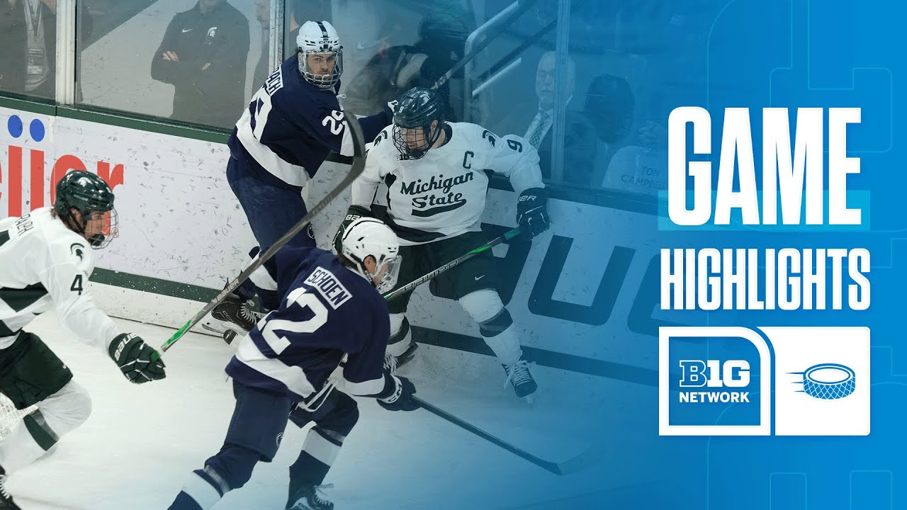 Michigan State at Penn State | HIGHLIGHTS | Big Ten Hockey | 01/30/26
